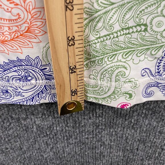 Title Nine Dress Womens S Multicolor Paisley Cowl Neck Athleisure Performance - Picture 10 of 10